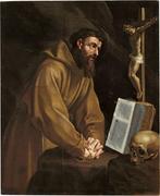 Flaminio Torri (1621-1661) - San Francesco, Antiek en Kunst, Kunst | Schilderijen | Klassiek