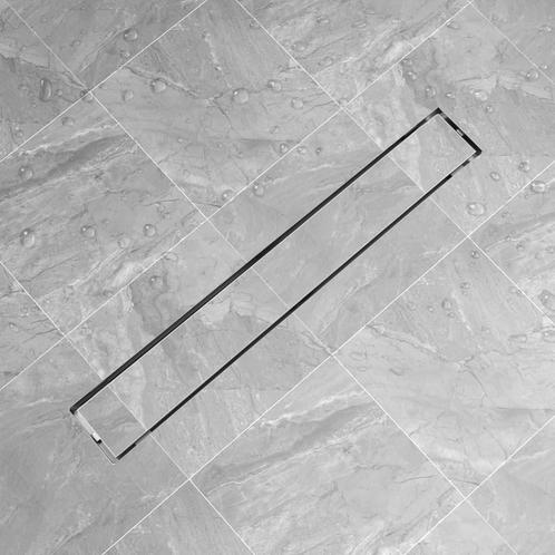 vidaXL Doucheputje rechthoekig roestvrij staal 830x140 mm, Doe-het-zelf en Verbouw, Sanitair, Nieuw, Verzenden