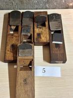 Vintage Japanese Carpenters Tools: Set of 5 Kanna (Hand