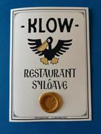 Tintin - Menu Klow Restaurant Syldave + cachet de cire, Nieuw