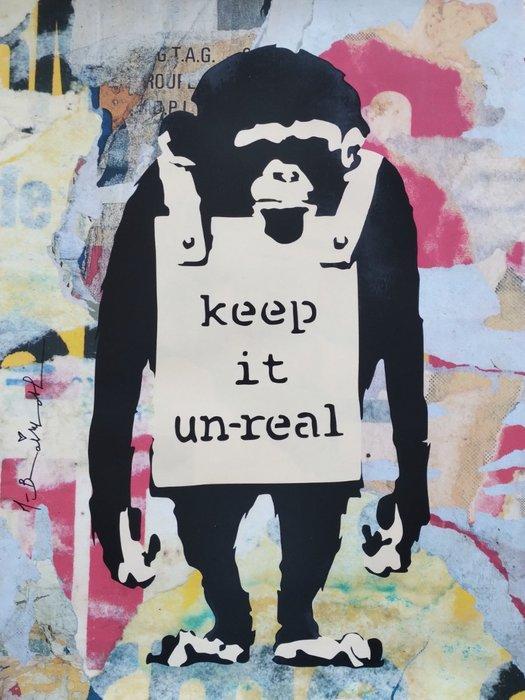 Mr Brainwash (1966) - Keep It Unreal (UNQ 1/1), Antiek en Kunst, Kunst | Designobjecten
