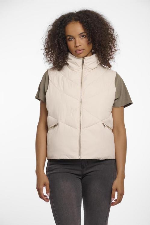 -30% Rino & Pelle  Rino & Pelle Melor.7002521 bodywarmer  ma, Kleding | Dames, Bodywarmers, Beige, Nieuw, Verzenden