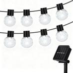 Lichtsnoer Buiten - Lichtslinger - Led - 10 m - Zwart - Aigo, Huis en Inrichting, Lampen | Overige, Verzenden, Zo goed als nieuw