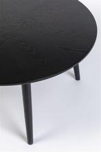 Eettafel - Pleun - 120 cm - Zwart - House of Rebels, Huis en Inrichting, Tafels | Eettafels, Verzenden, Nieuw
