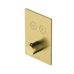 Douchethermostaat Hotbath Cobber Inbouw 2 Pushbuttons, Ophalen of Verzenden, Nieuw, Chroom, Kraan