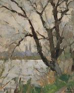 Nicole Gauthier (1905-2001) - Paisaje invernal, Antiek en Kunst