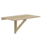 Tafel bureau opvouwbaar voor wandmontage 100x60x58 hout, Huis en Inrichting, Bureaus, Nieuw, Verzenden