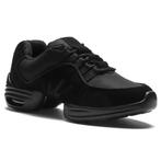 Splitzool Danssneaker Zwart - Suede/Mesh - Zumba, Urban, Sal, Verzenden, Nieuw