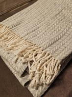 Plaid exclusief in grijs en wit katoen - 200x150cm - deken,