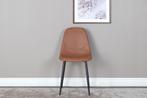 Eetstoel - Sofia - Bruin - PU-Leer - Jörn, Huis en Inrichting, Stoelen, Verzenden, Nieuw