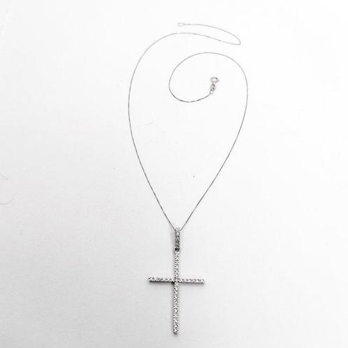 Zonder Minimumprijs - Halsketting - 18 karaat Witgoud, Sieraden, Tassen en Uiterlijk, Kettingen