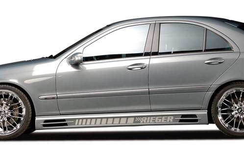 Rieger side skirt | C-Klasse (W203): 05.00- - Sedan, T-model, Auto-onderdelen, Carrosserie en Plaatwerk, Nieuw, Mercedes-Benz