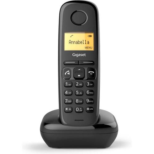 Gigaset AS190 - Single DECT telefoon - Zwart, Hobby en Vrije tijd, Overige Hobby en Vrije tijd, Zo goed als nieuw, Ophalen of Verzenden