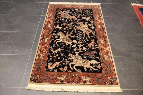 Tabriz-jachtpatroon - Tapijt - 152 cm - 93 cm, Huis en Inrichting, Stoffering | Tapijten en Kleden