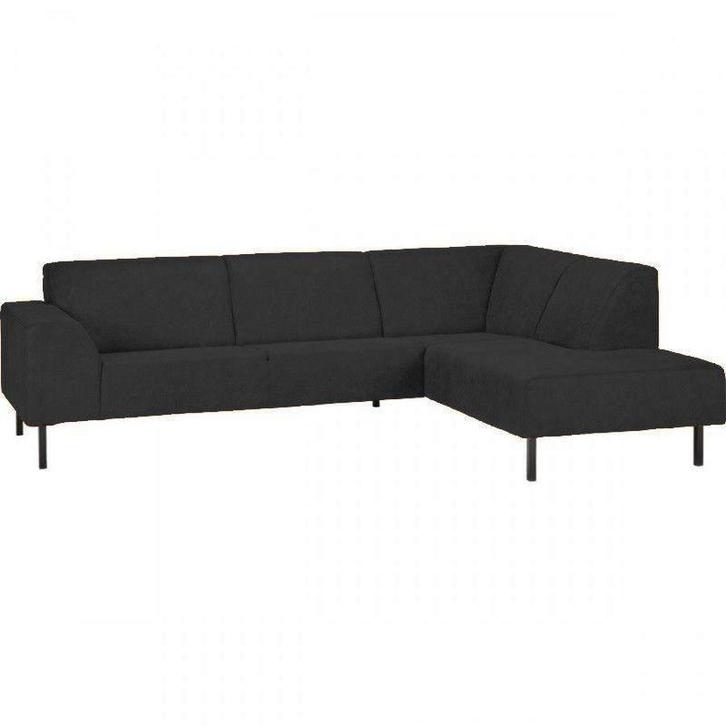 Hoekbank Maastricht - hoekbanken - Antraciet, Huis en Inrichting, Banken | Sofa's en Chaises Longues, Nieuw, Stof