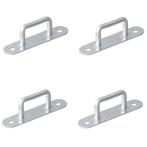 ProPlus Rechthoekige zeilringen - staal - 36 mm - 4 stuks..., Caravans en Kamperen, Ophalen of Verzenden, Nieuw