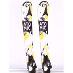 110 120 kinder skis ATOMIC VANTAGE Jr., yellow/white + Ezyt, Gebruikt, Verzenden, 100 tot 140 cm, Carve