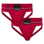 Expose Jockstrap - Ondergoed - Rood - 2 pack, Kleding | Heren, Ondergoed, Verzenden