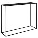 Console tafel sidetable metaal 92x115x32 cm zwart mat, Huis en Inrichting, Tafels | Sidetables, Verzenden, Nieuw