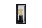 Integral buiten wandlamp zwart IP44 voor 1x E27 LED lamp...