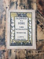 René Georges HERMANN-PAUL - Calendrier de la Guerre – 1 ère
