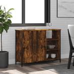 vidaXL Dressoir 100x33x75 cm bewerkt hout gerookt, Huis en Inrichting, Kasten | Dressoirs, 100 tot 150 cm, Verzenden, Nieuw, 25 tot 50 cm