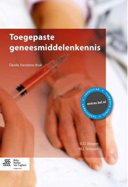 Toegepaste geneesmiddelenkennis 9789036809399 M.J. Tervoort, Boeken, Studieboeken en Cursussen, Gelezen, Verzenden
