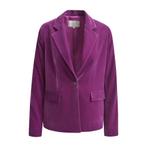 Milano Italy • paarse velourse blazer • 36, Kleding | Dames, Verzenden, Paars, Maat 36 (S), Milano Italy