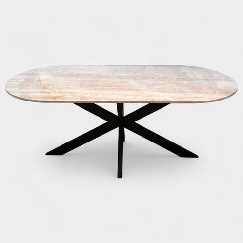 Taj Mahal Eetkamertafel  Plat Ovaal  (94x198cm), Huis en Inrichting, Tafels | Eettafels