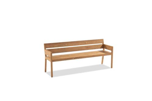 Niehoff Ann Bank Teak massief natuur - Bruin, Tuin en Terras, Tuinbanken, Ophalen of Verzenden