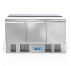 RVS Saladette - 3-Deurs - Met RVS Top - 400 Liter Capaciteit, Ophalen of Verzenden, Nieuw in verpakking, Koelen en Vriezen