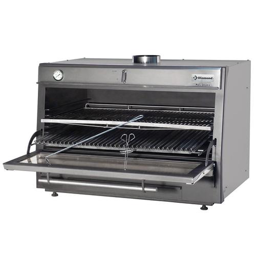 Houtskooloven-BBQ, GN 2/1 + GN1/1 (150 Kg/h)/Roestvrij staal, Zakelijke goederen, Horeca | Keukenapparatuur, Verzenden