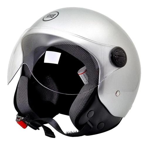 BHR 800 easy vespa helm zilver, Motoren, Kleding | Motorhelmen, Nieuw met kaartje, Verzenden