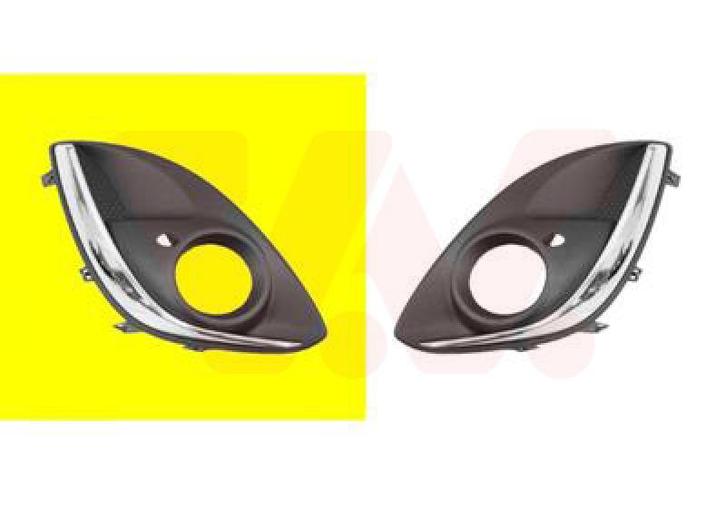BUMPER GRILL VOOR OPEL CORSA D 2006-2011 13344799, Auto-onderdelen, Carrosserie en Plaatwerk, Nieuw, Ophalen of Verzenden