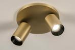 Rietveld Spots - Goud - Metaal, Aluminium, Huis en Inrichting, Lampen | Hanglampen, Verzenden, Nieuw