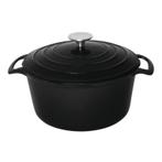Ronde Braadpan Zwart 4ltr | Ø23,5cm, Verzenden