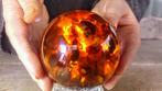 Amber - Barnsteen - Amber Sphere on stand - 75 mm - 75 mm