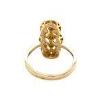 Gouden vintage prinsessen ring met diamant 14 kt, Ophalen of Verzenden, Nieuw