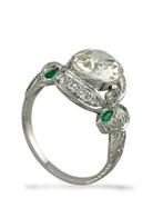 Ring Platina, Platina ring met 2,71 karaat diamant - 2.71ct., Sieraden, Tassen en Uiterlijk, Ringen, Nieuw