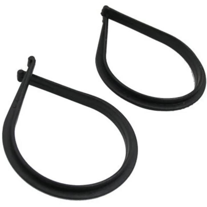 Bicy-Fill Zwarte kunststof broekklemmen - Veilig fietsen..., Fietsen en Brommers, Fietsaccessoires | Overige Fietsaccessoires