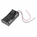 Batterijhouder - 2x18650 (draadkabels), Hobby en Vrije tijd, Elektronica-componenten, Verzenden, Nieuw