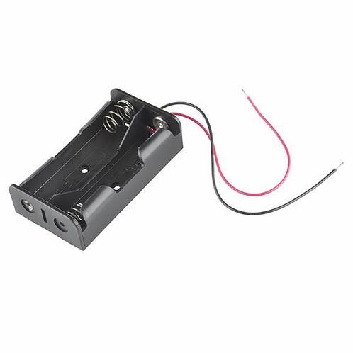 Batterijhouder - 2x18650 (draadkabels), Hobby en Vrije tijd, Elektronica-componenten, Verzenden