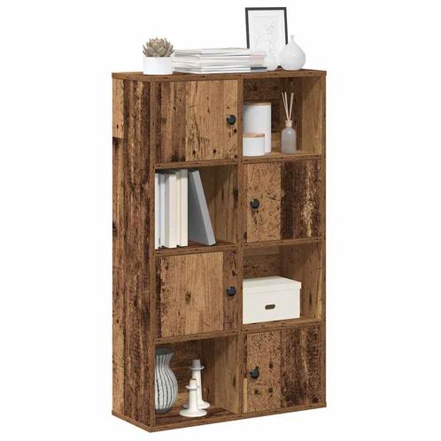 vidaXL Boekenkast 60x24x101,5 cm bewerkt hout oud, Huis en Inrichting, Kasten | Boekenkasten, Nieuw, Overige houtsoorten, Verzenden