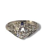 Ring Platina, Prachtige Art Deco platina en diamanten ring, Sieraden, Tassen en Uiterlijk, Ringen, Nieuw