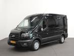 Ford Transit 130pk L2H2 Trekhaak Airco 360°Camera DAB+, Stof, Gebruikt, Euro 6, Overige kleuren