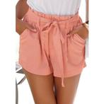 Lascana Short met paperbag stijl in mix van linnen,, Kleding | Dames, Broeken en Pantalons, Verzenden, Nieuw
