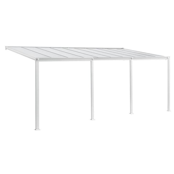 Terrasdak / Overkapping - Borneo - 6 x 3 m - Wit, Tuin en Terras, Overkappingen, Nieuw, Verzenden