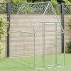 vidaXL Kippenhok 200x100x190 cm gegalvaniseerd staal, Dieren en Toebehoren, Knaagdieren en Konijnen | Hokken en Kooien, Verzenden