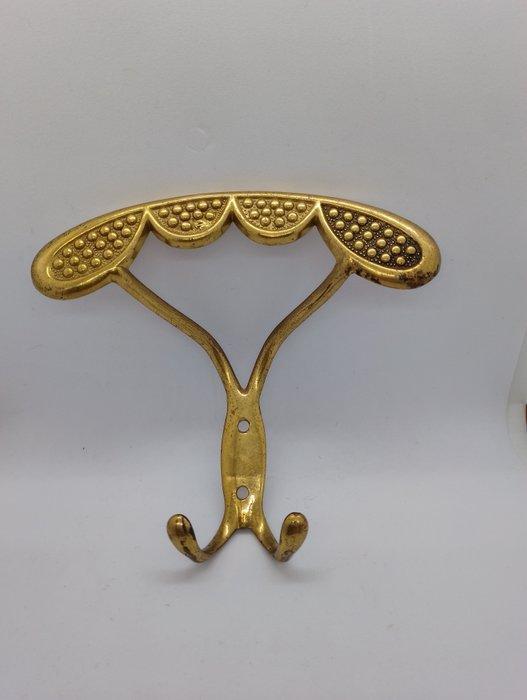 Hoedenstandaard (4) - Gegoten messing - 4 kapstokken messing, Antiek en Kunst, Curiosa en Brocante