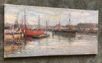 Evert Moll (1878-1955) - Binnenhaven van Scheveningen, Antiek en Kunst, Kunst | Schilderijen | Klassiek